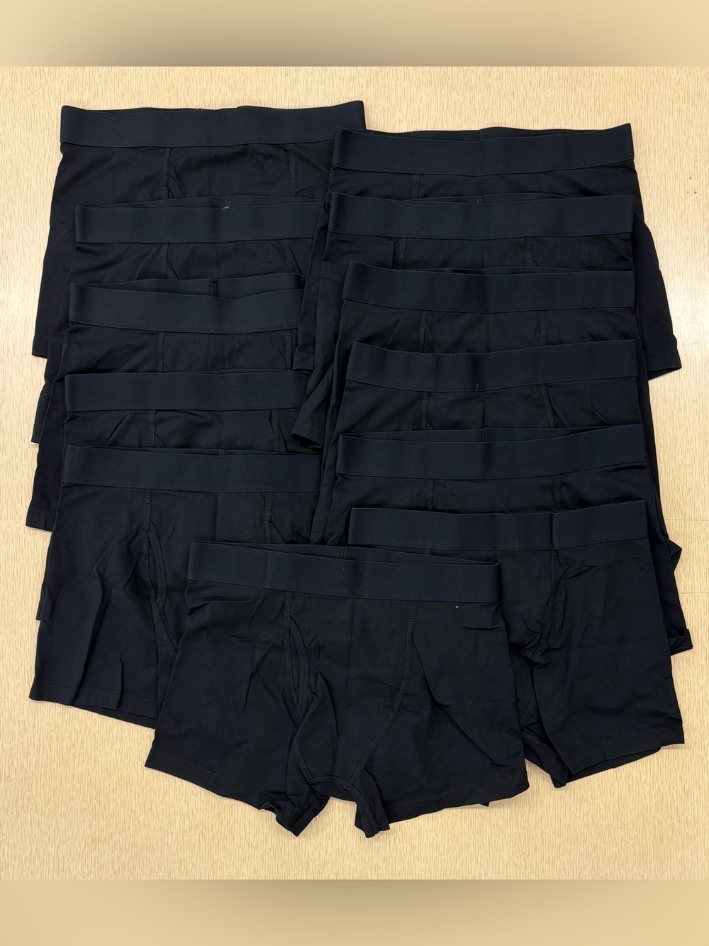 NWOT 12 pack Weekday black Johnny boxer briefs